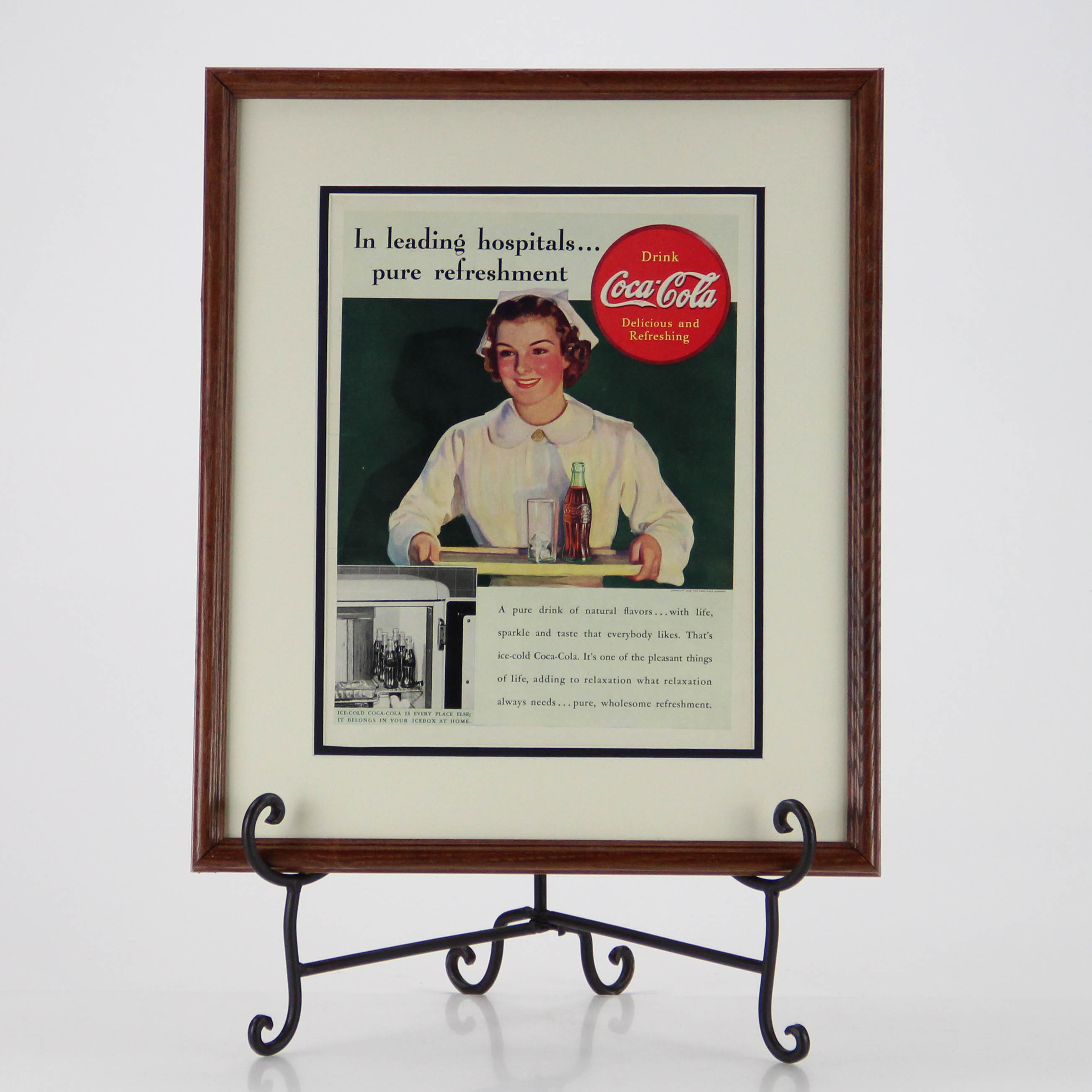 Original 1942 Magazine Advertisement for Coca-Cola