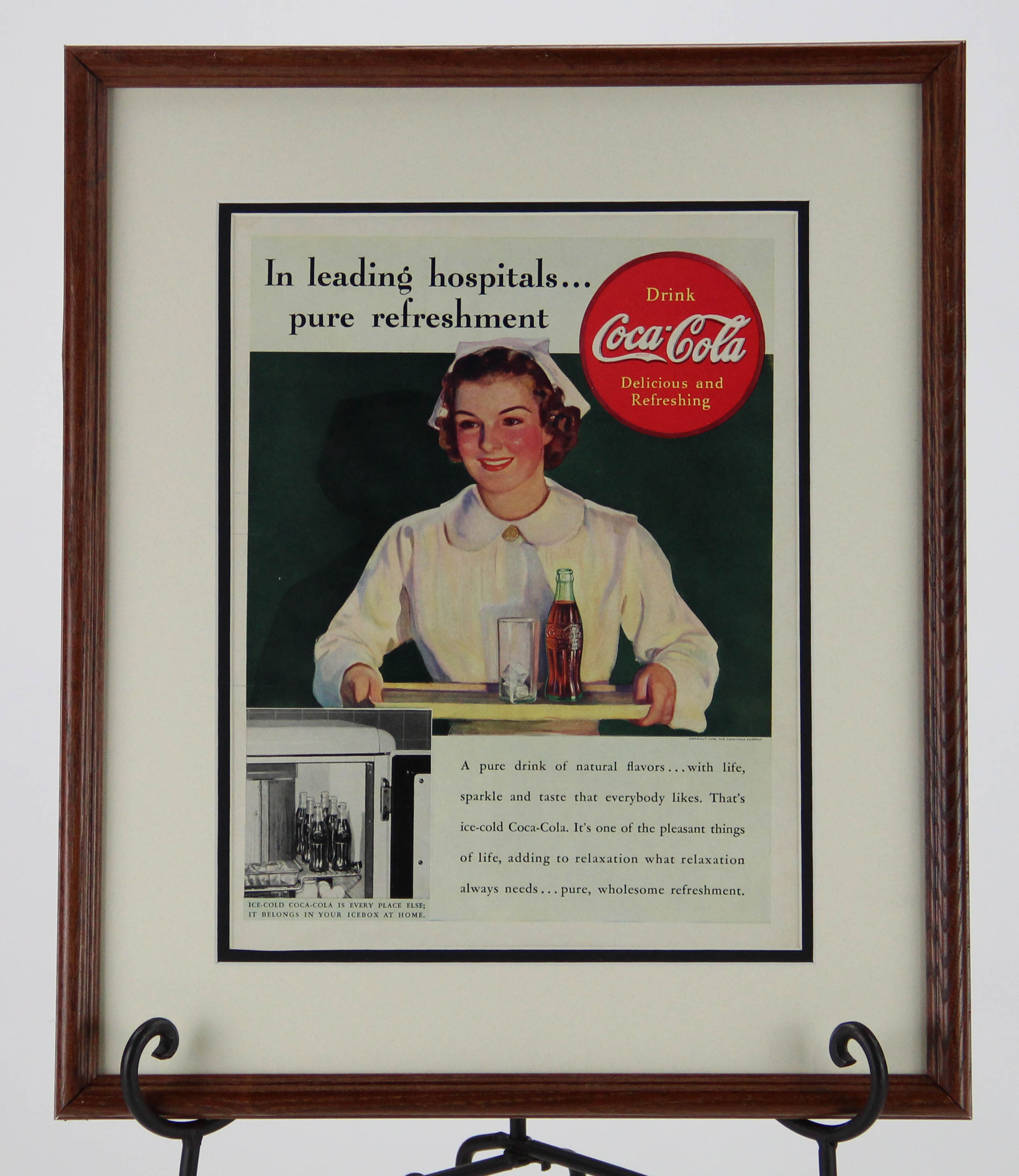 Original 1942 Magazine Advertisement for Coca-Cola