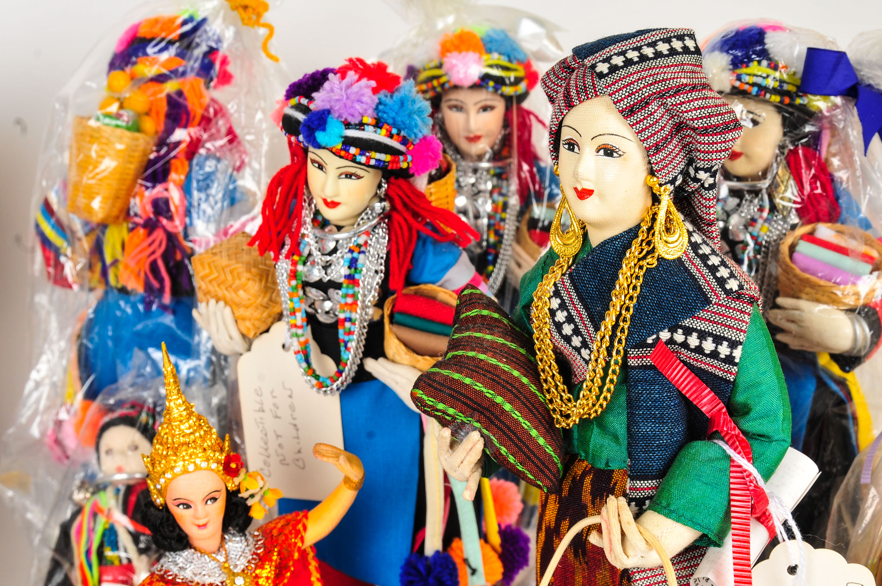 Laos Hilltribe People Dolls