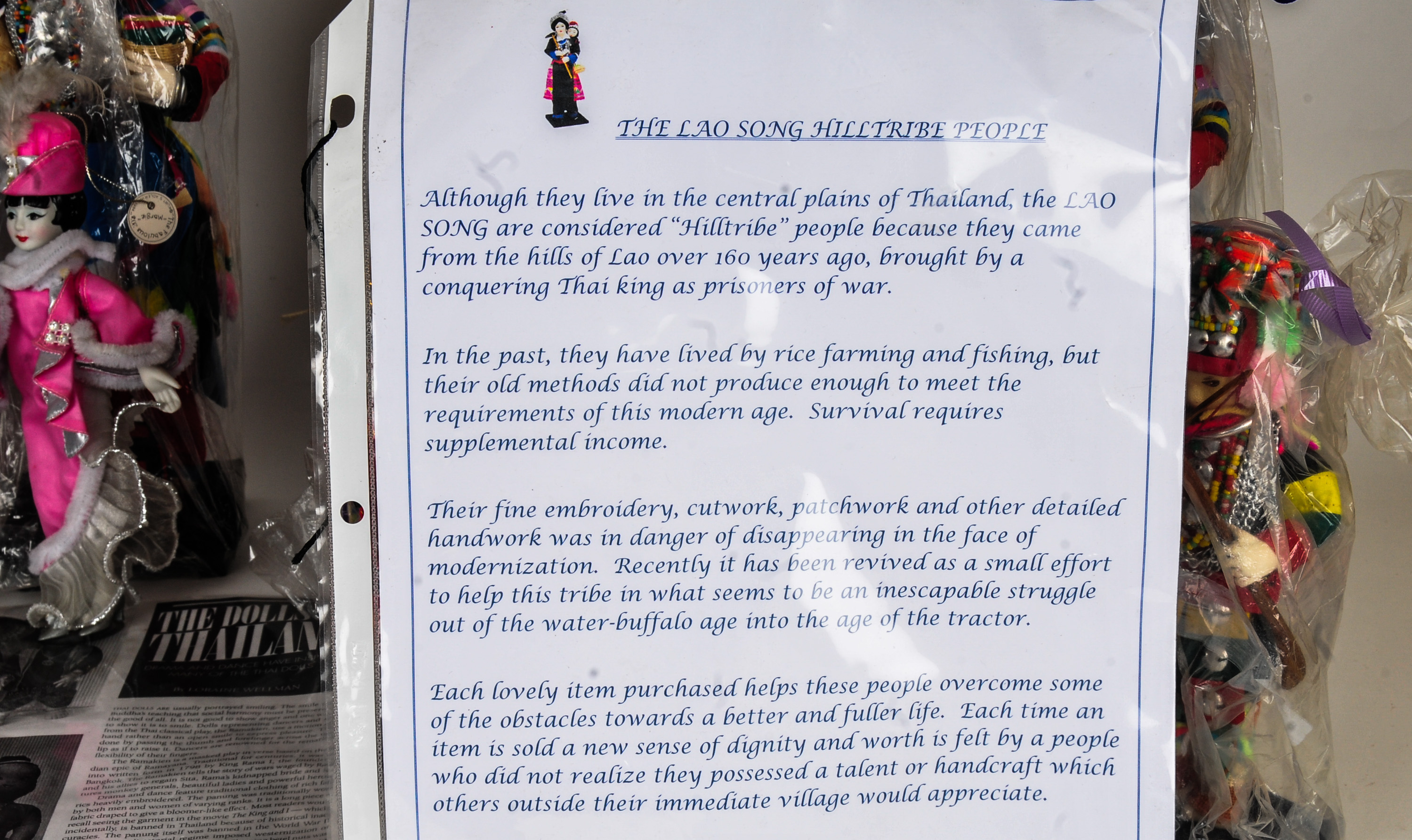 Laos Hilltribe People Dolls