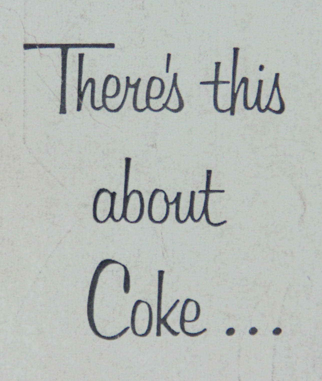Original 1954 Magazine Advertisement for Coca-Cola