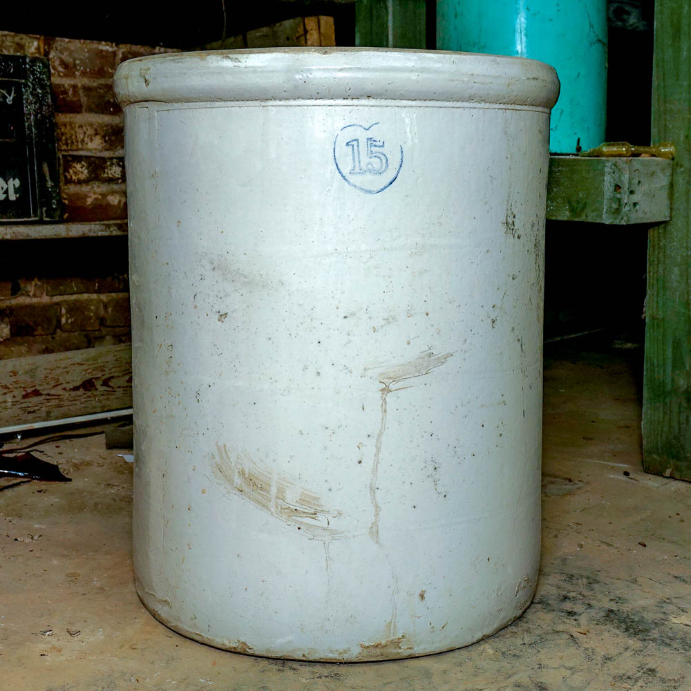 Fifteen Gallon Stoneware Crock