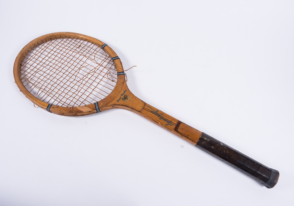 Pair of Vintage Wooden Tennis Rackets