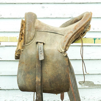 Leather Kentucky Roll Saddle Leather Kentucky Roll Saddle