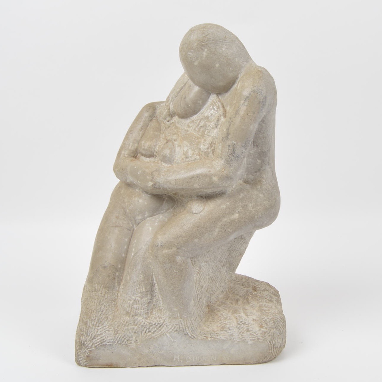 Original Dubkin Marble Statue "The Couple"