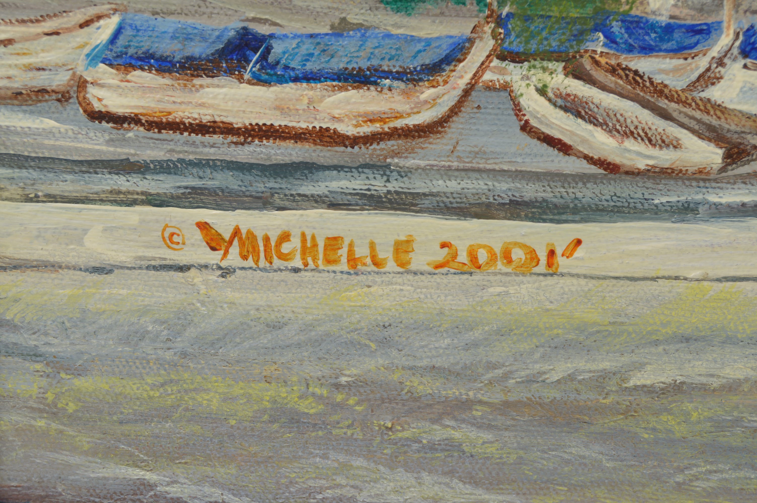 Duo of Original Signed Oil Paintings by M. Morrow