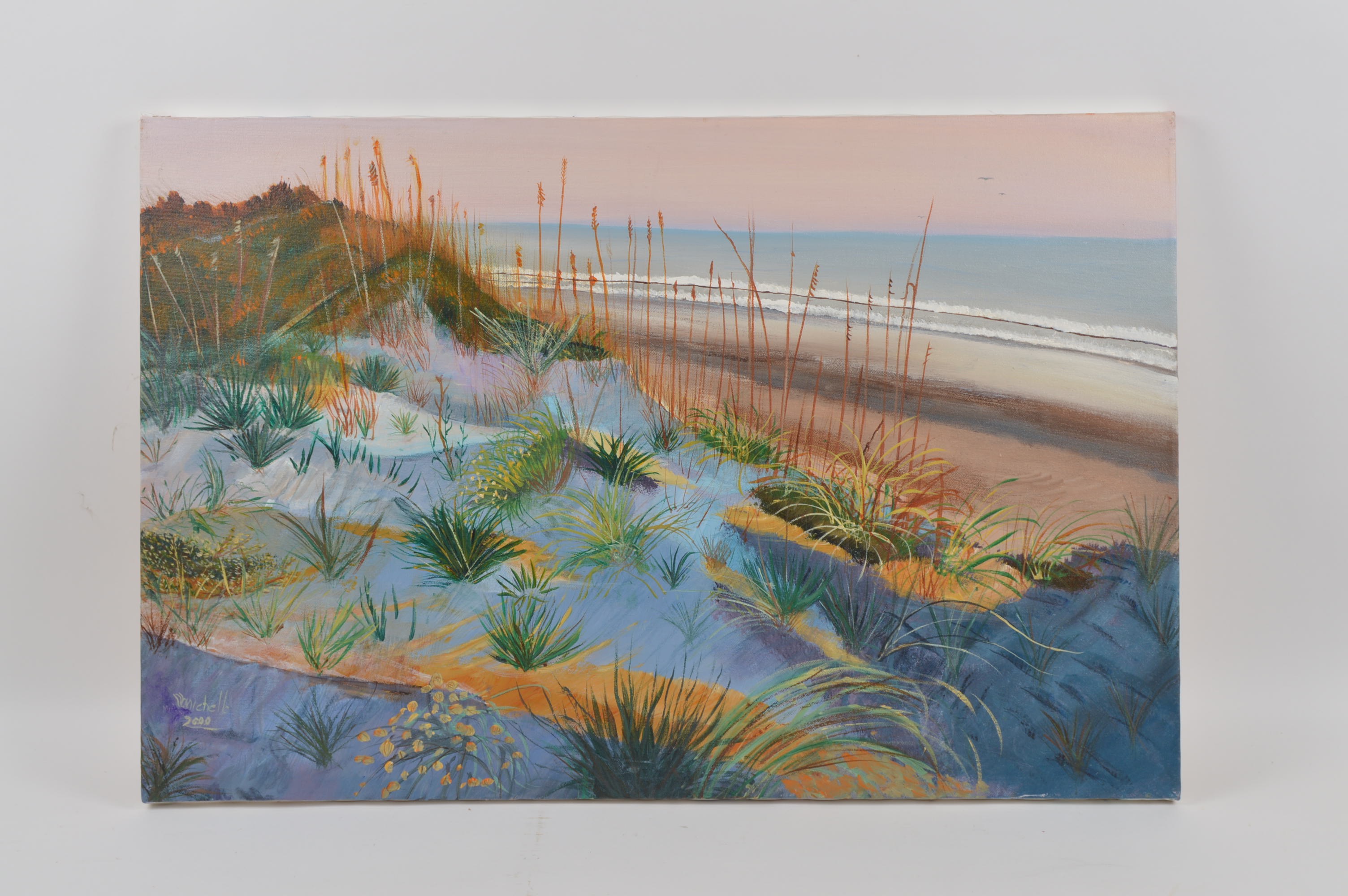 Duo of Original Signed Oil Paintings by M. Morrow