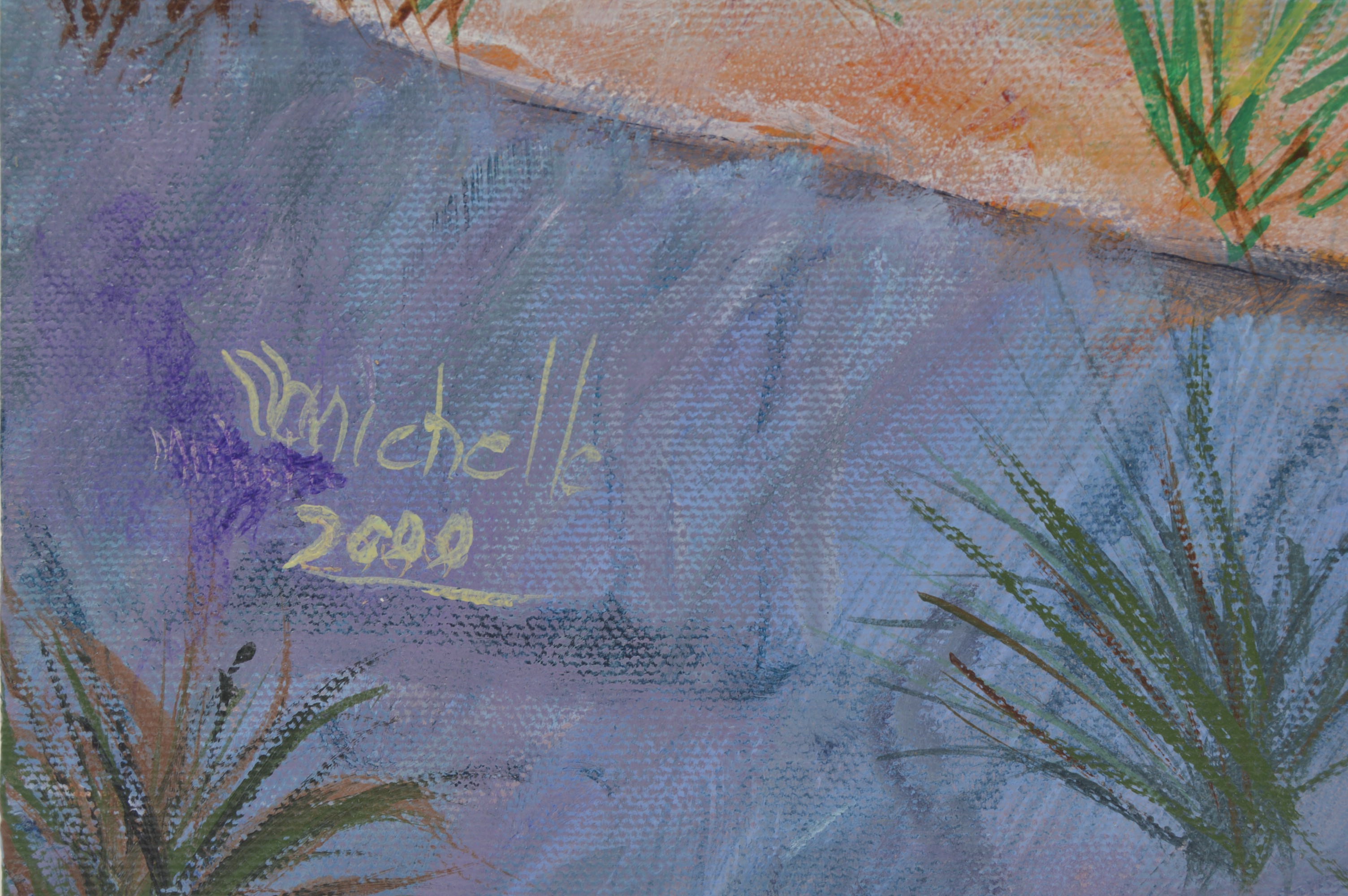 Duo of Original Signed Oil Paintings by M. Morrow