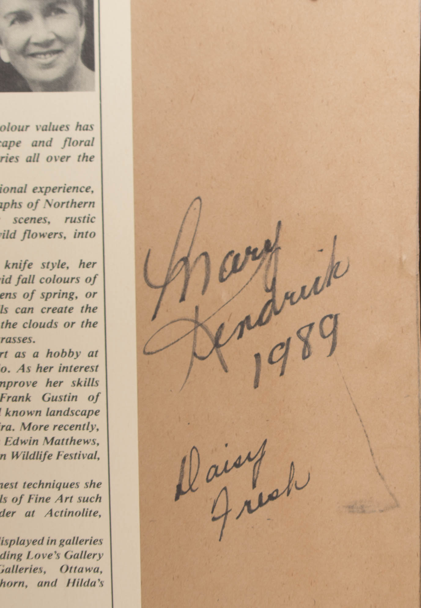 Original Mary Kendrick Oil on Canvas