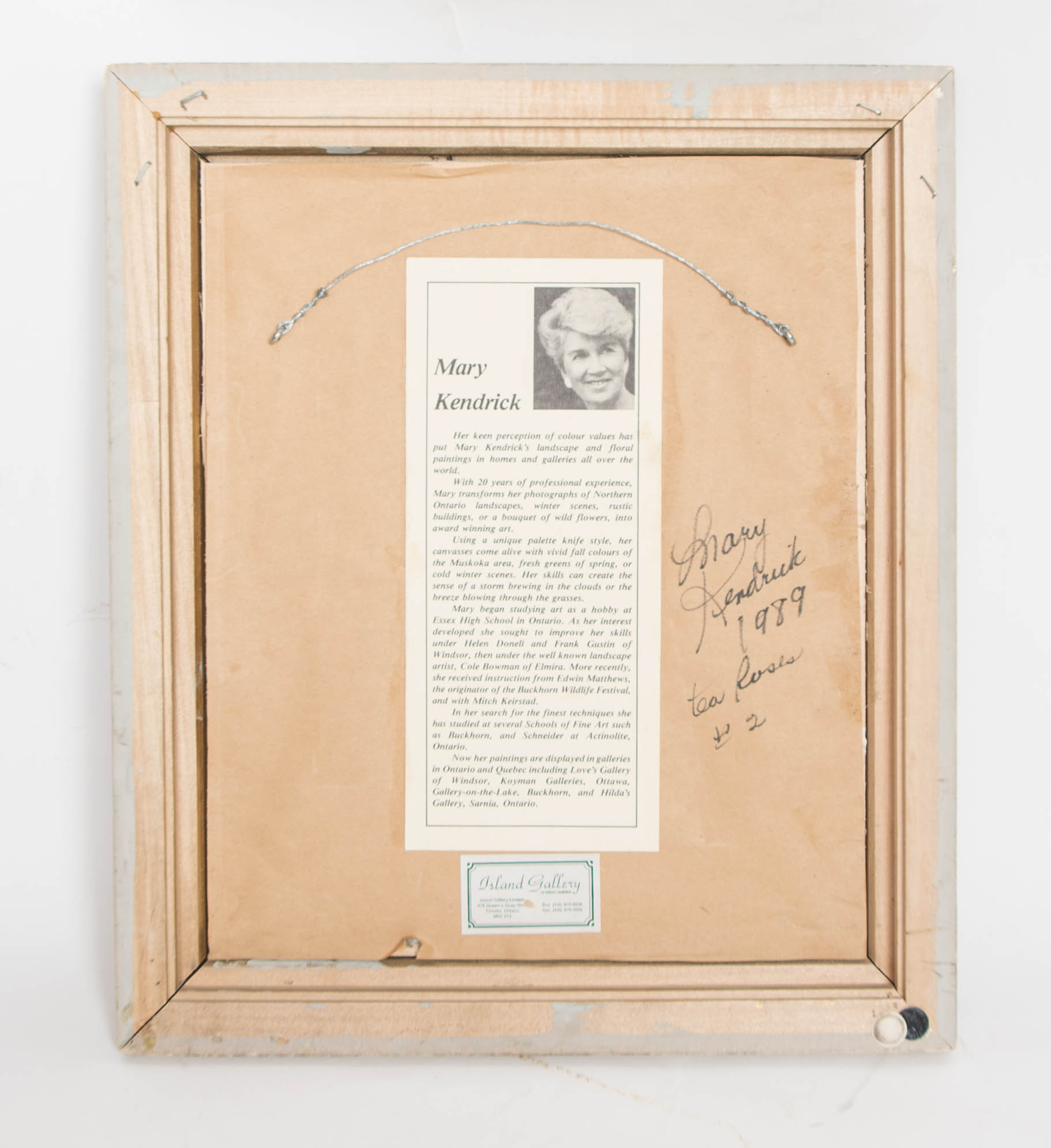 Mary Kendrick Original Oil on Canvas