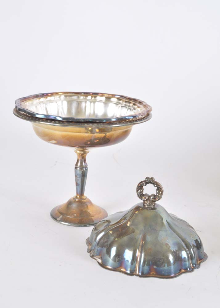 Large Assortment of Silverplate