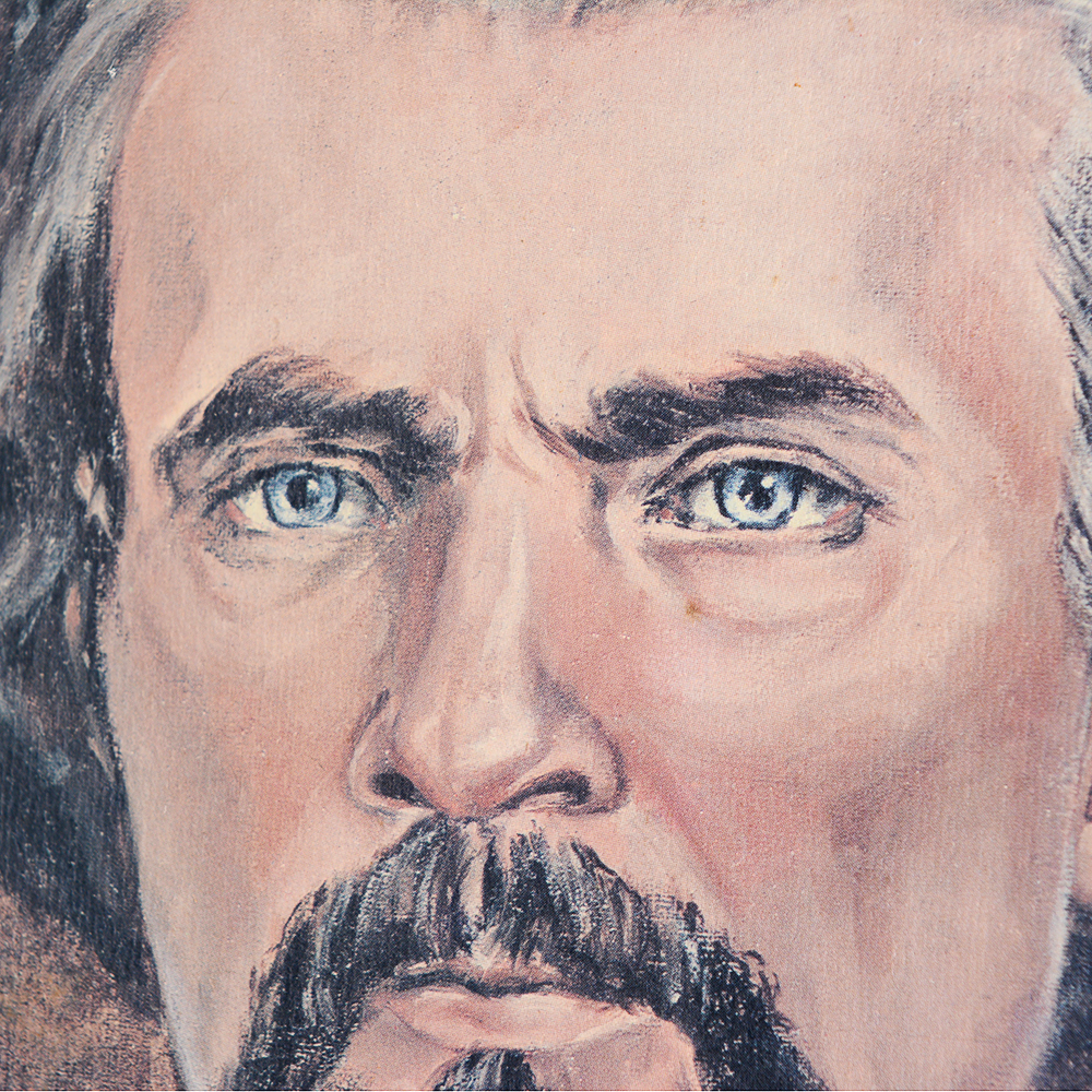 JM Garner Signed Offset Portrait of Nathan Bedford Forrest