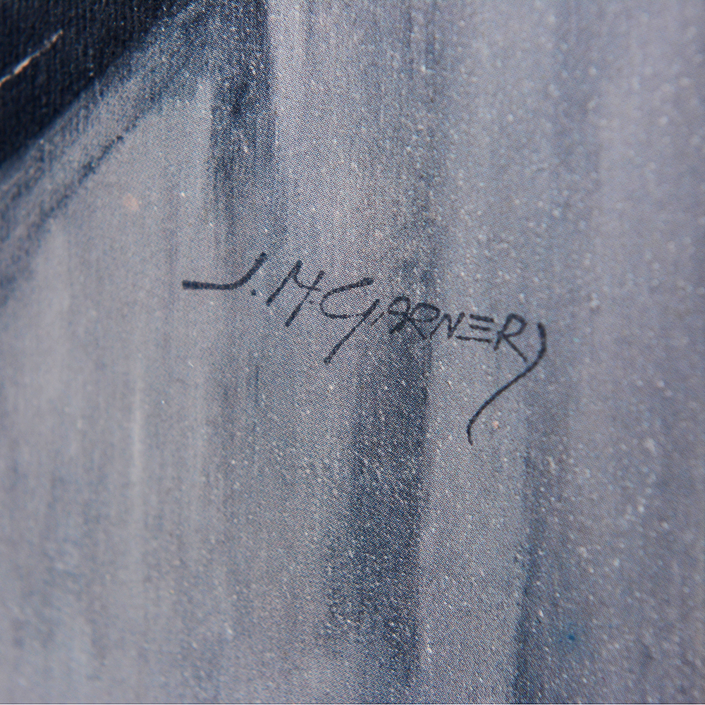 JM Garner Signed Offset Portrait of Nathan Bedford Forrest