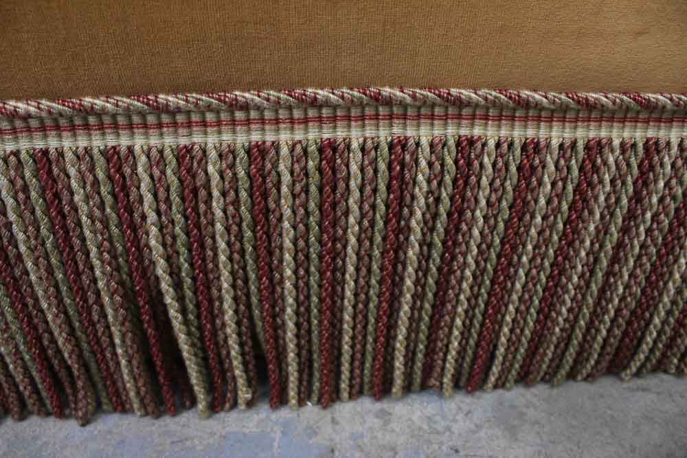 Gold Velvet Sofa by Charles Stewart Company