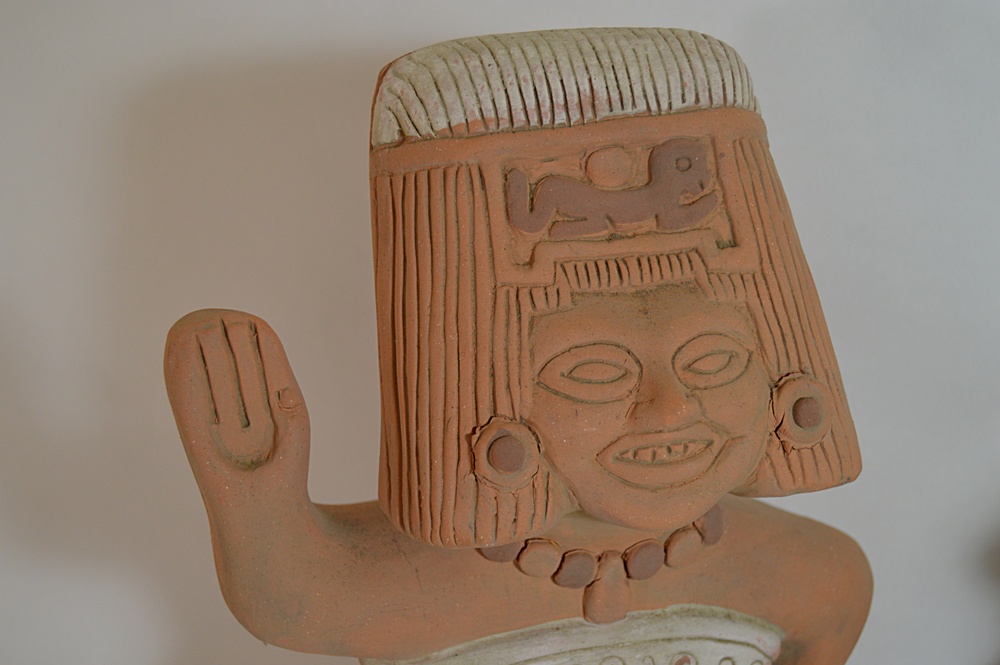 Mexican Aztec Style Pottery Figurines