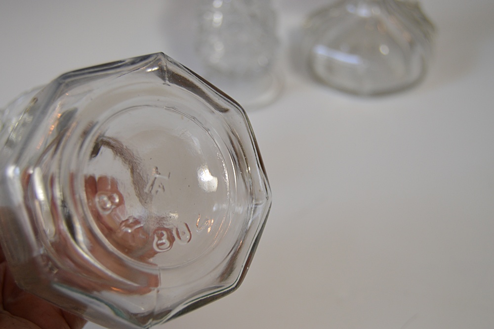 Vintage Pressed Glass and EAPG Cruet Collection