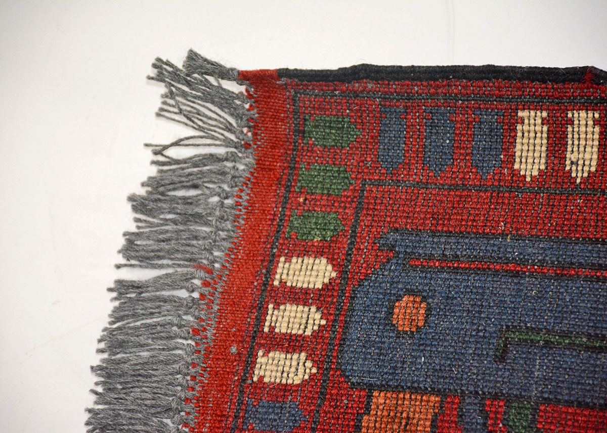 Handmade "Death of Russia" War Rug From Afghanistan