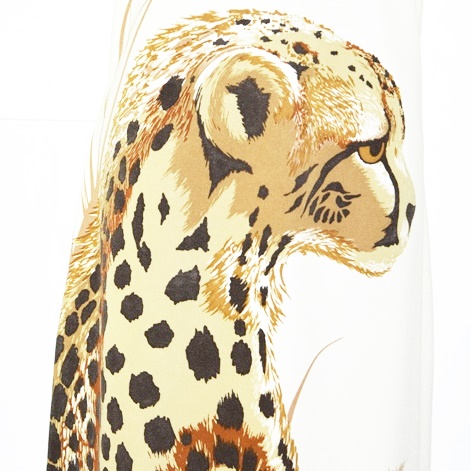 Vintage 1970's Afred Shaheen Long Cheetah Dress