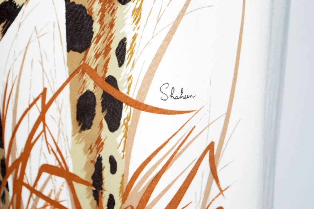 Vintage 1970's Afred Shaheen Long Cheetah Dress