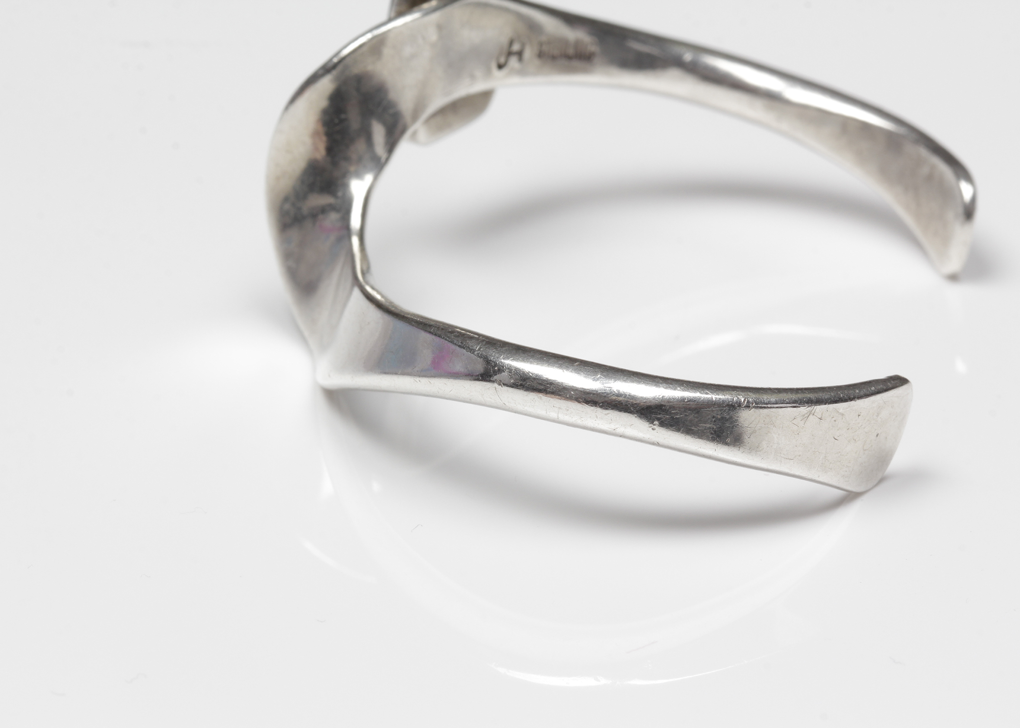 Sterling Silver Onyx Cuff