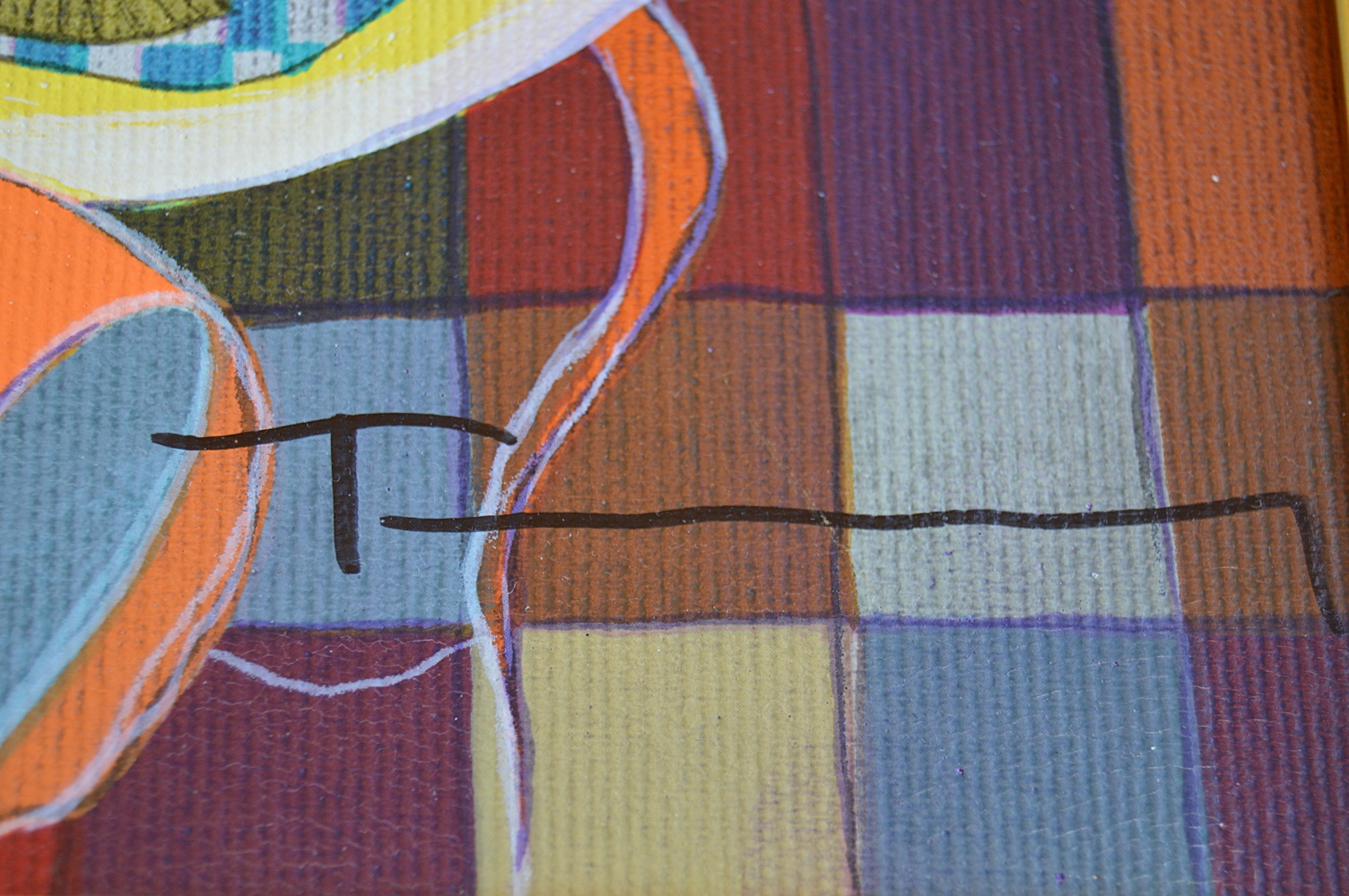 Signed Itzchak Tarkay Serigraph on Canvas