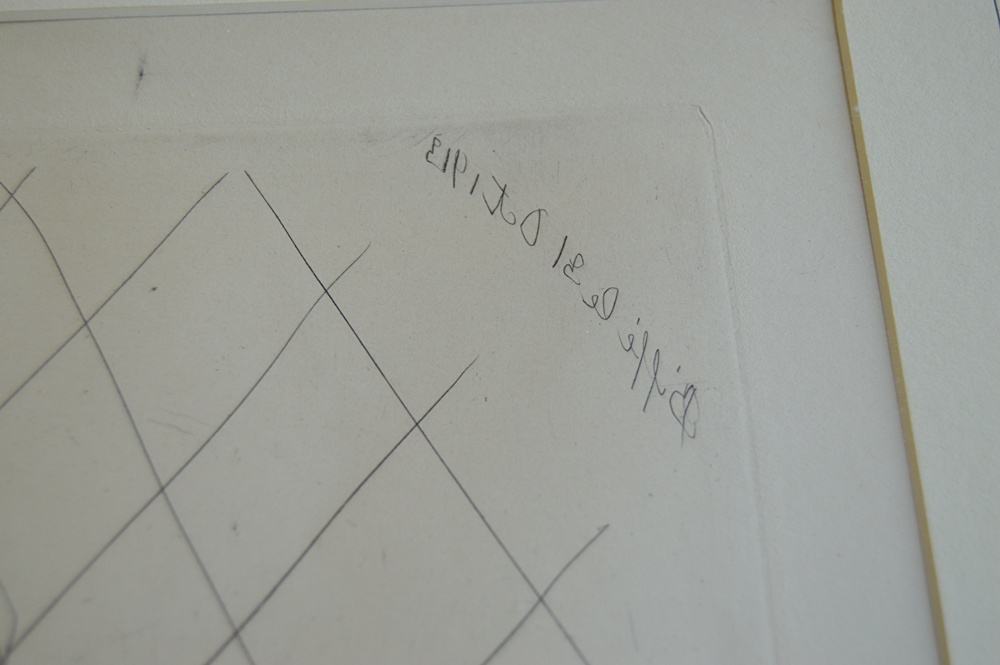 "Au Cirque" Restriked Etching After Pablo Picasso