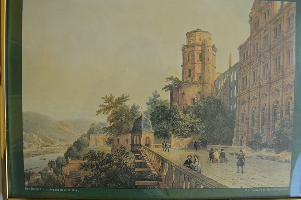 Framed "Alt Heidelberg" Poster