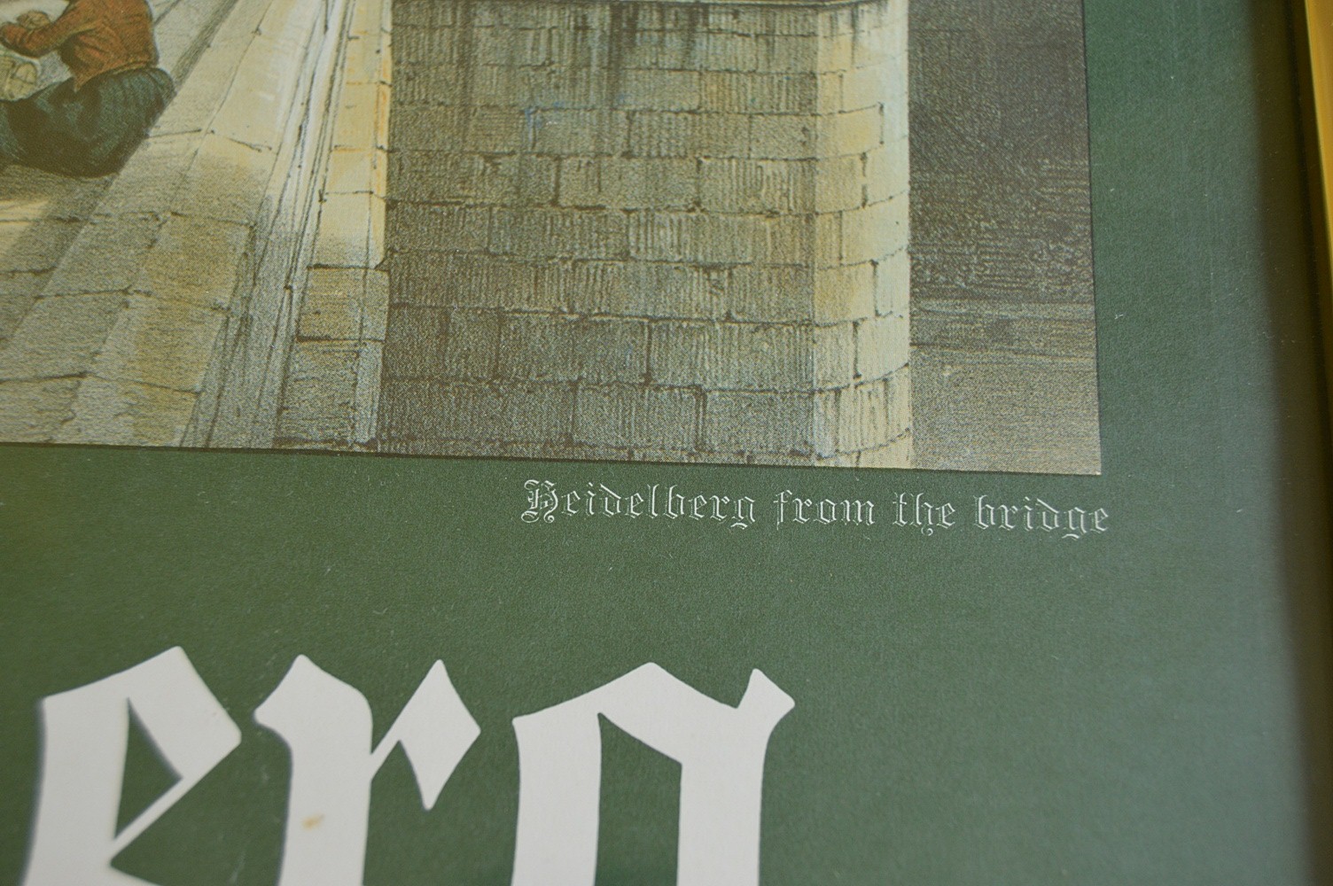 Framed "Alt Heidelberg" Poster