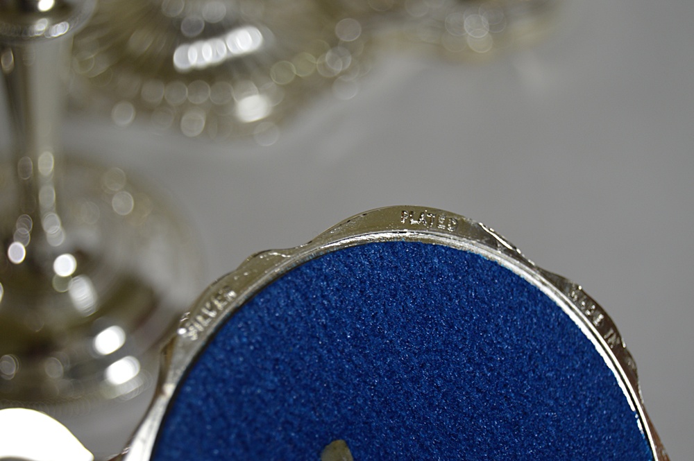 Collection of Silver Plate Candleholders