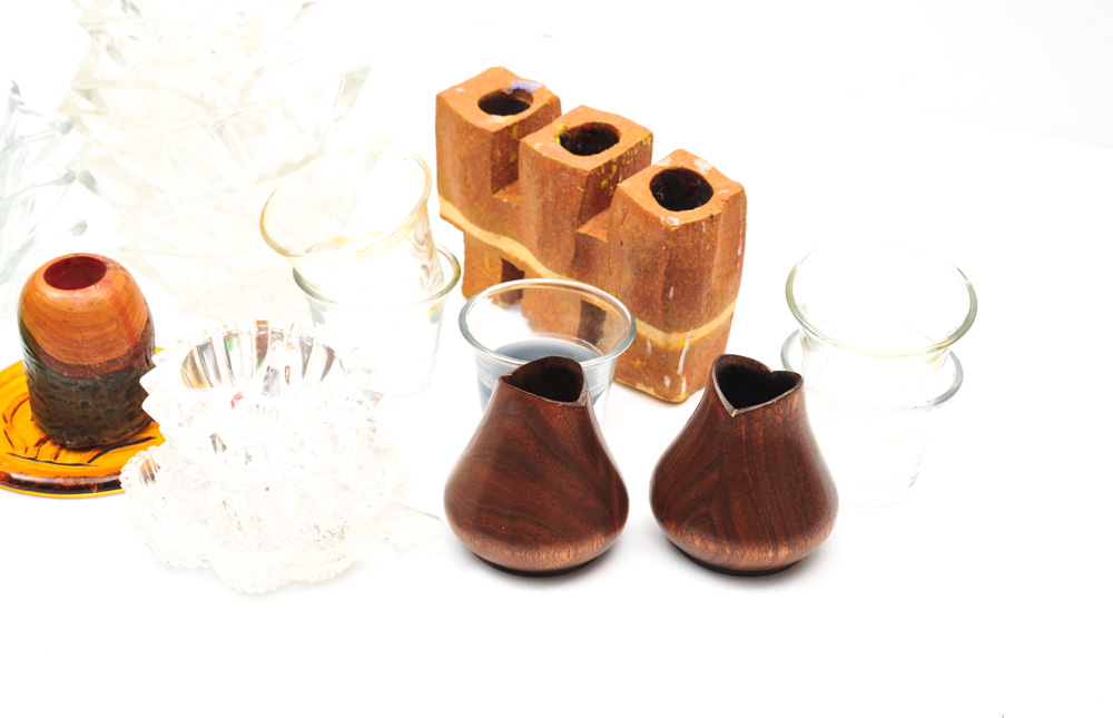 Grouping of Delicate Candle Holders