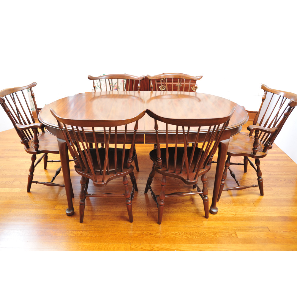 Pennsylvania House Solid Cherry Dining Table and Chairs