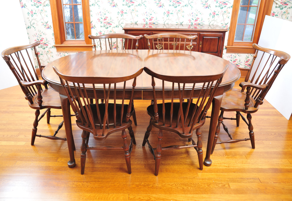Pennsylvania House Solid Cherry Dining Table and Chairs