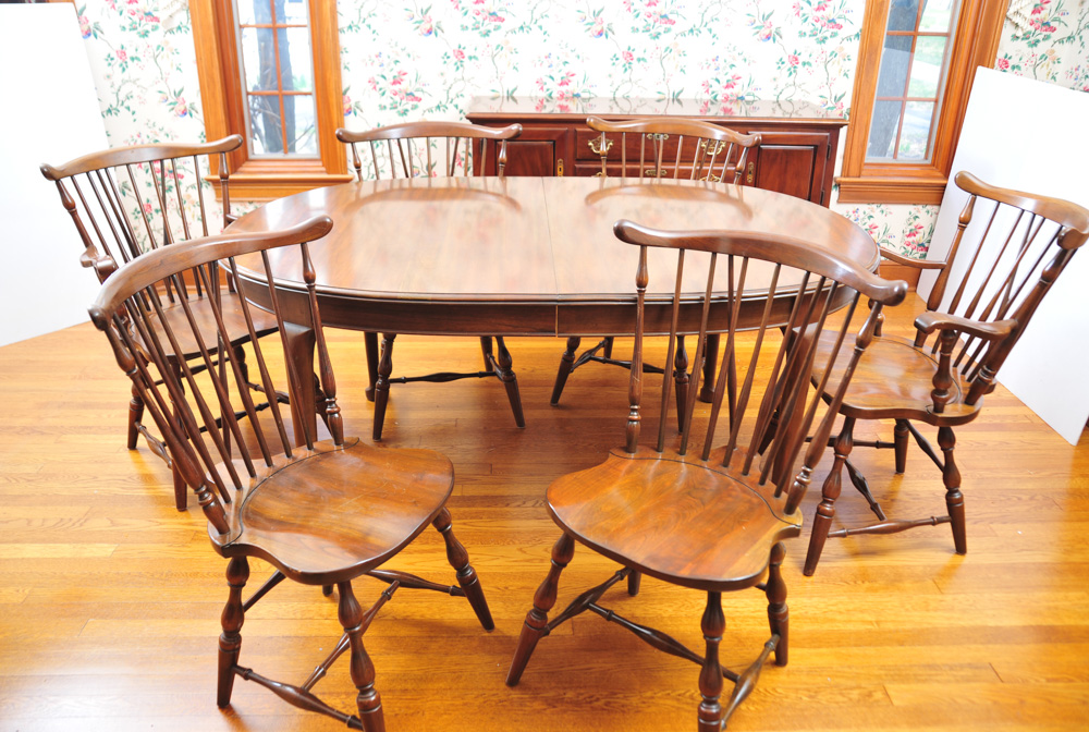 Pennsylvania House Solid Cherry Dining Table and Chairs