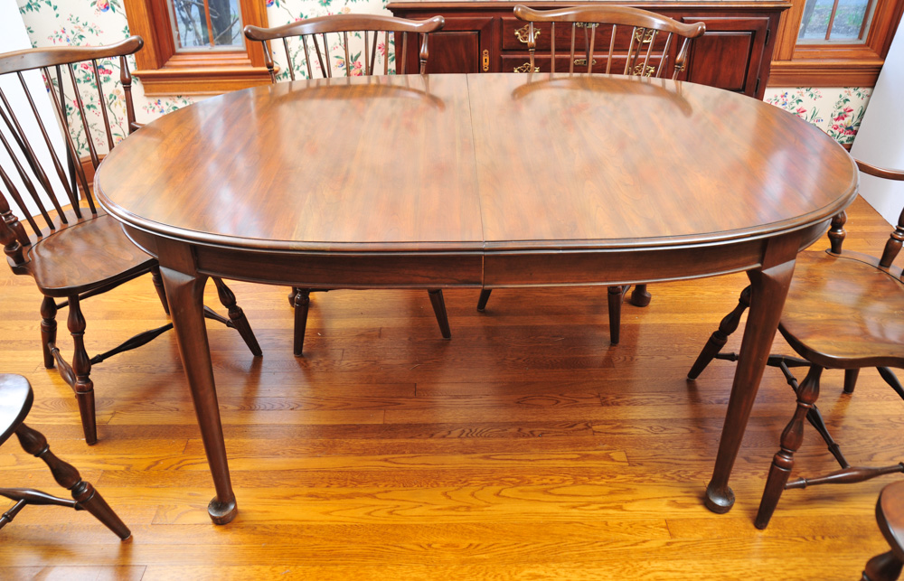 Pennsylvania House Solid Cherry Dining Table and Chairs
