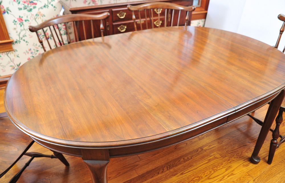 Pennsylvania House Solid Cherry Dining Table and Chairs