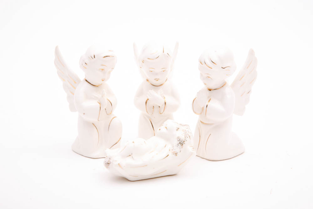 Petite Porcelain Figurines, Including Spode