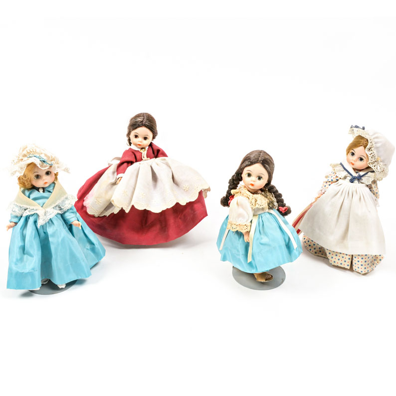 Four Madame Alexander Dolls