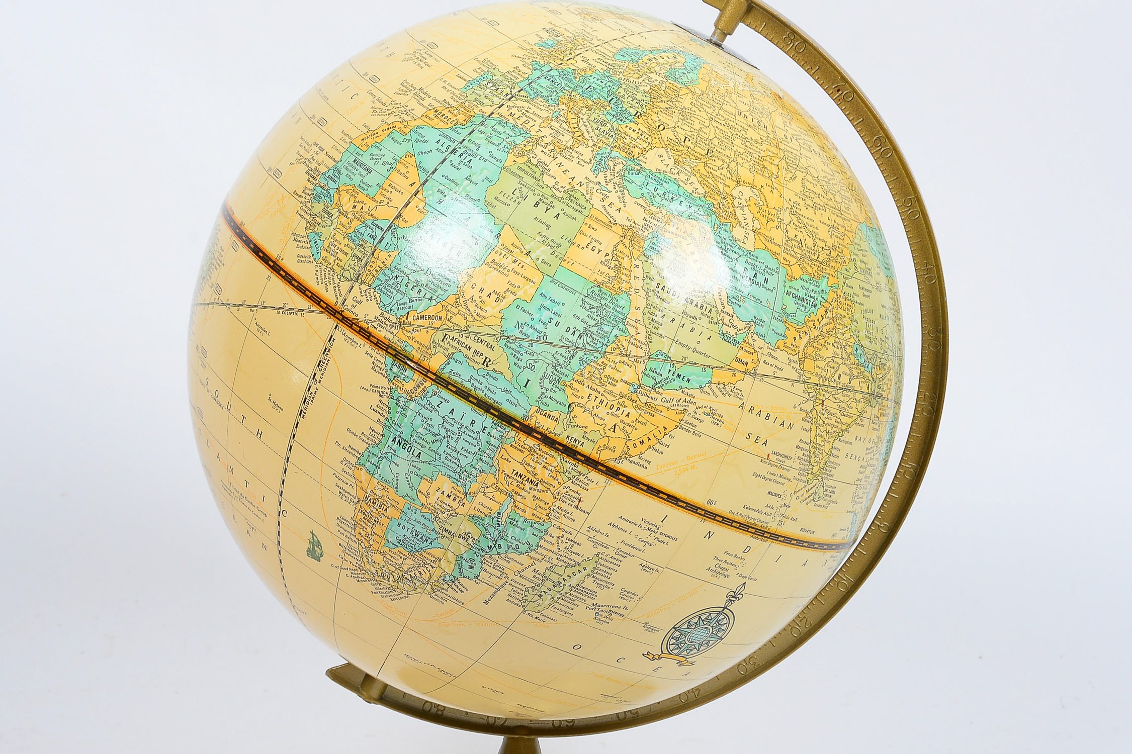 Vintage "Imperial" George F. Cram Globe