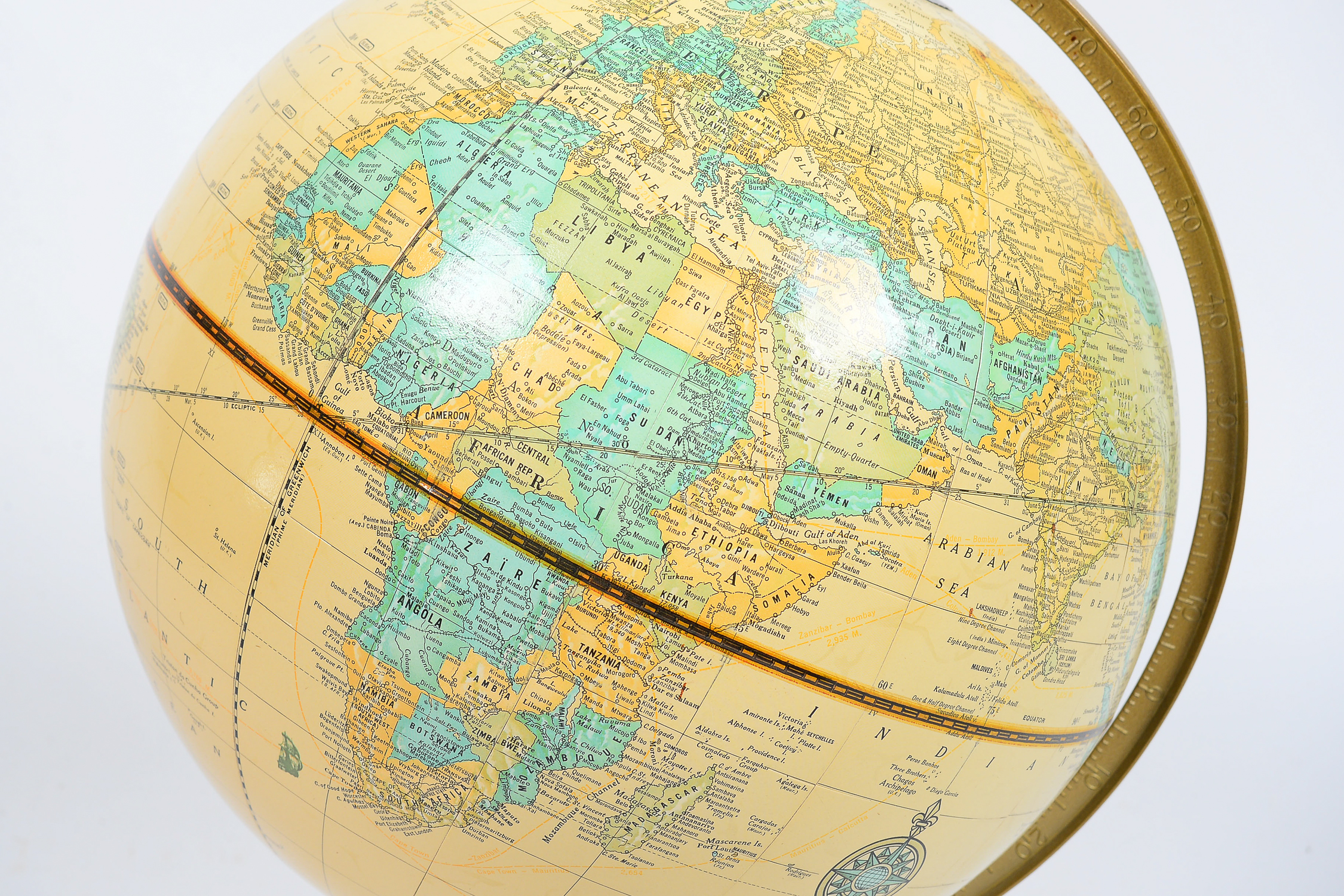 Vintage "Imperial" George F. Cram Globe