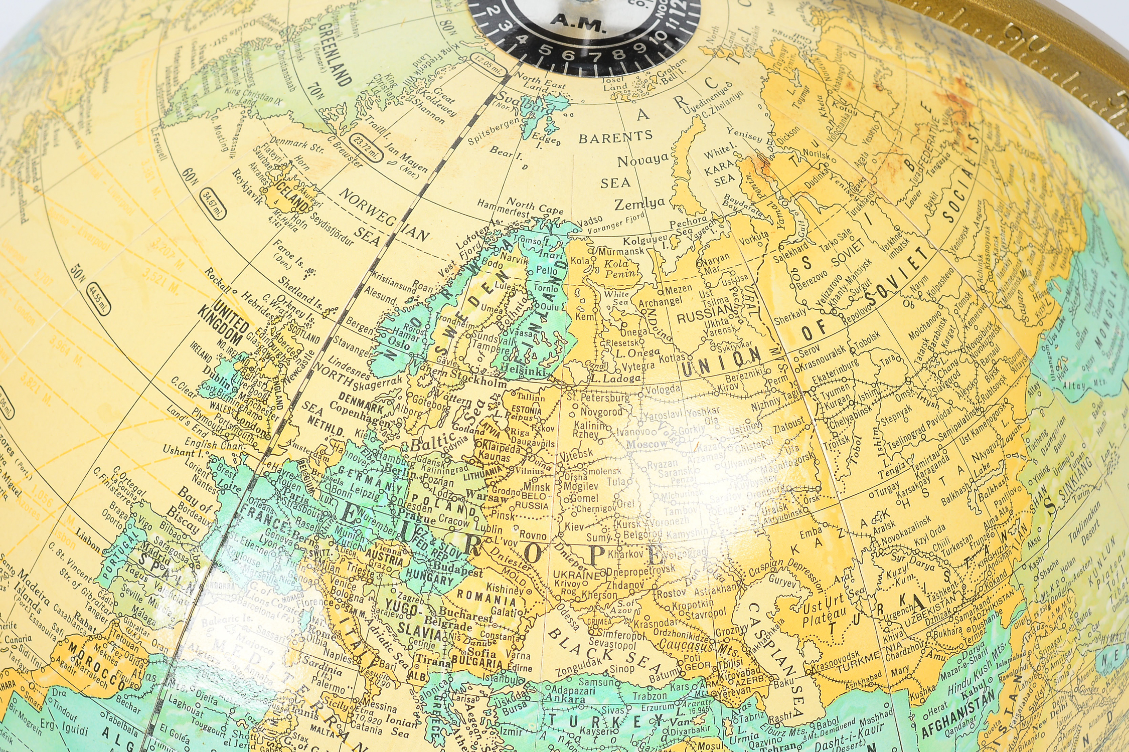 Vintage "Imperial" George F. Cram Globe