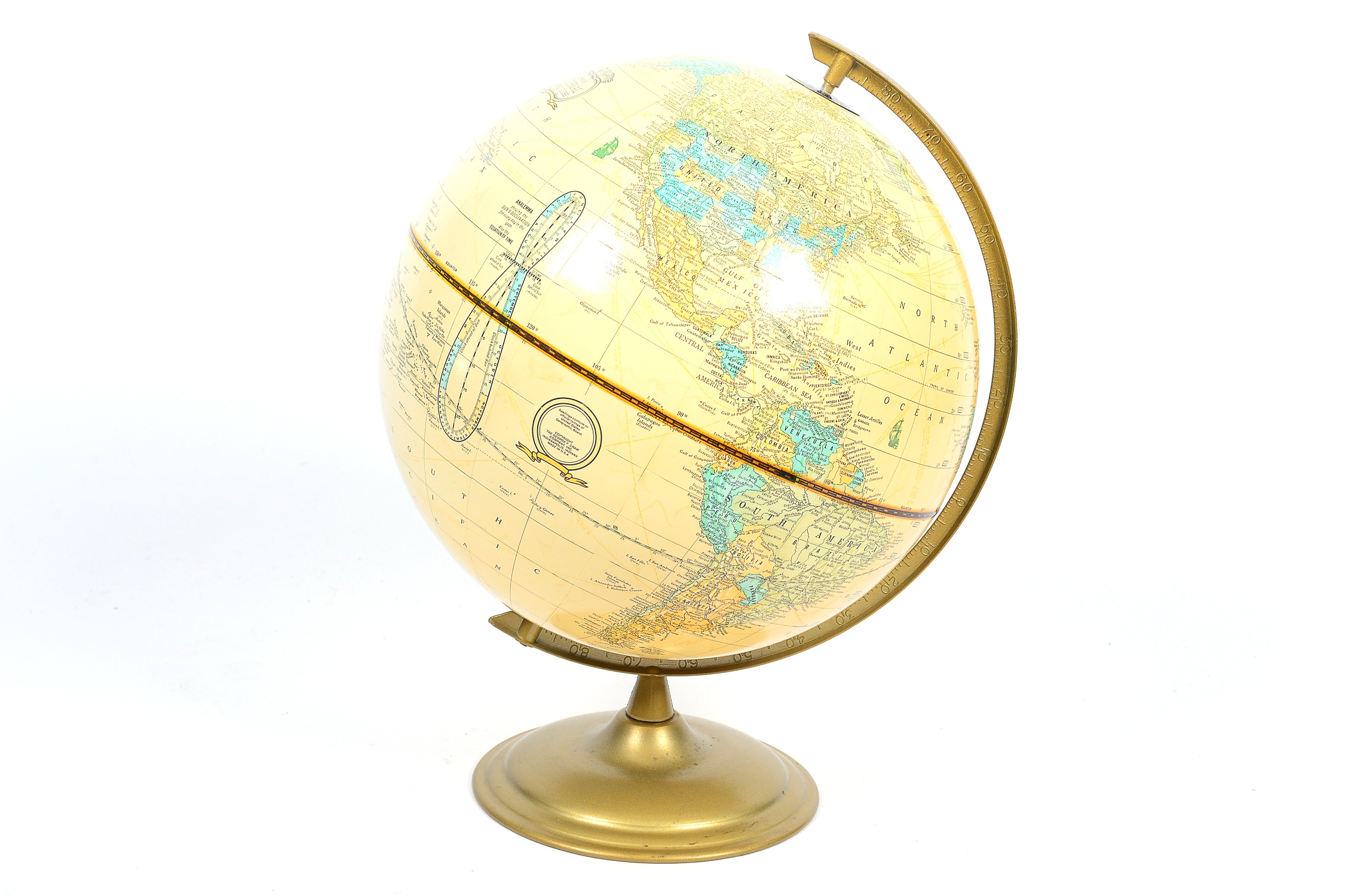 Vintage "Imperial" George F. Cram Globe