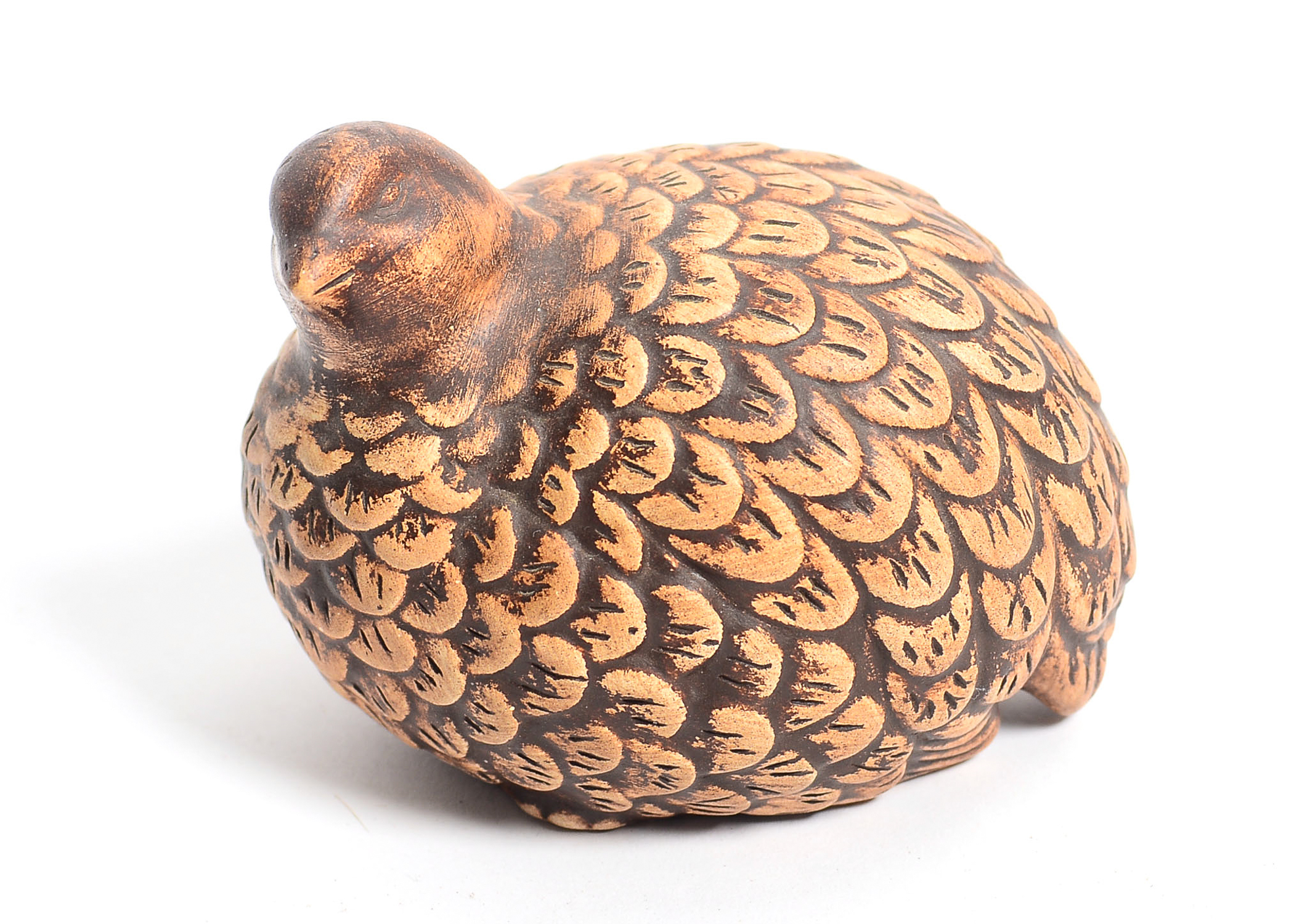 Pair of Ceramic Partridge Figurines