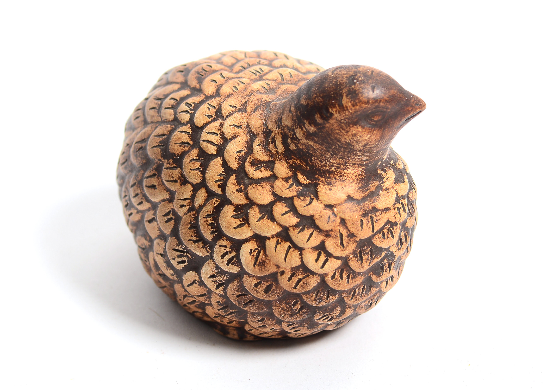 Pair of Ceramic Partridge Figurines