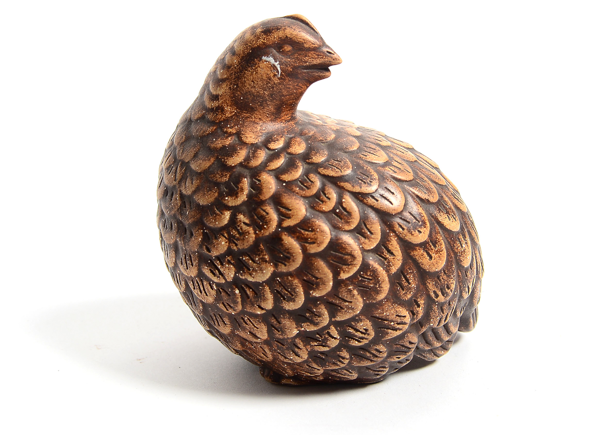 Pair of Ceramic Partridge Figurines