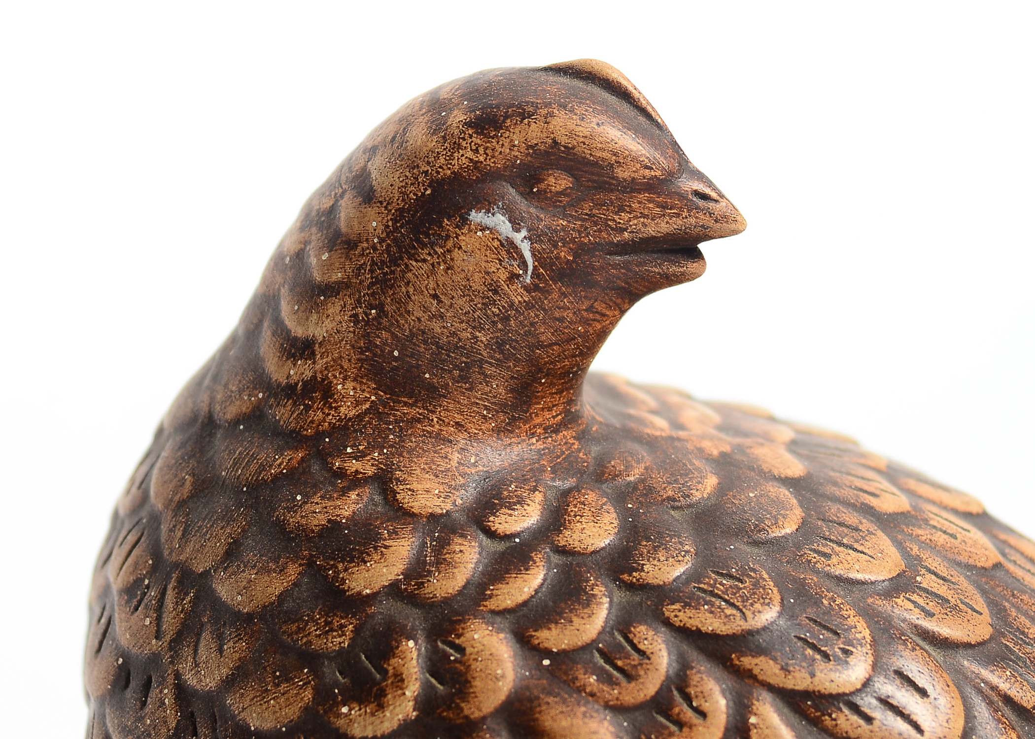 Pair of Ceramic Partridge Figurines
