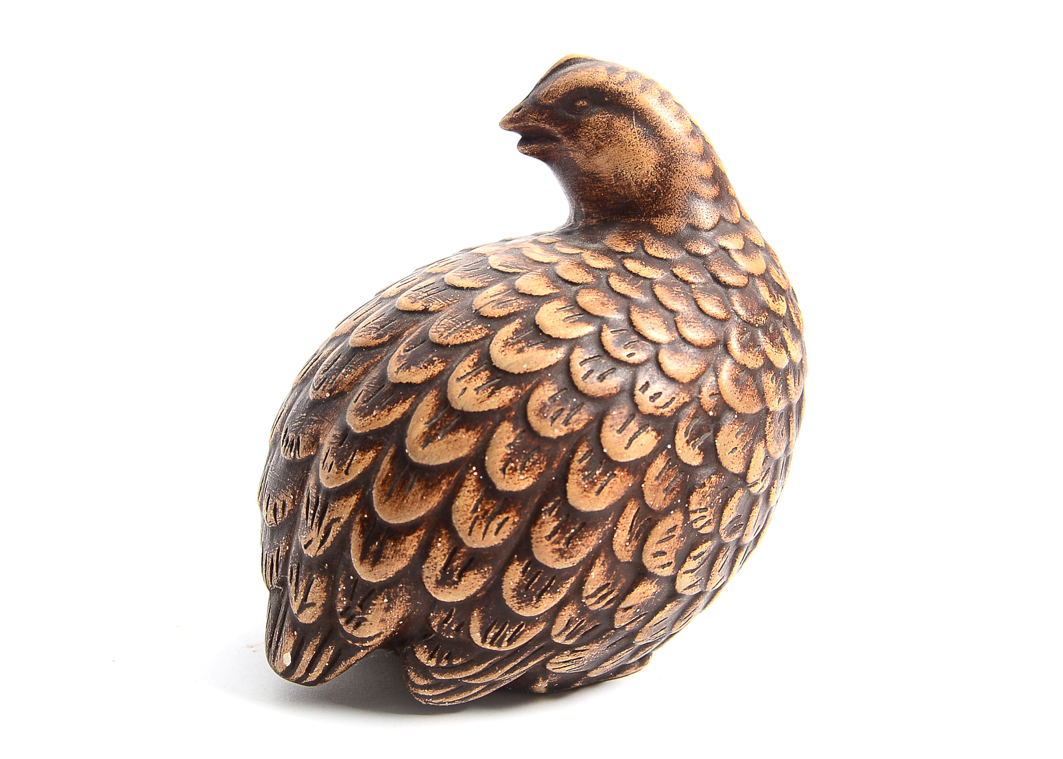 Pair of Ceramic Partridge Figurines