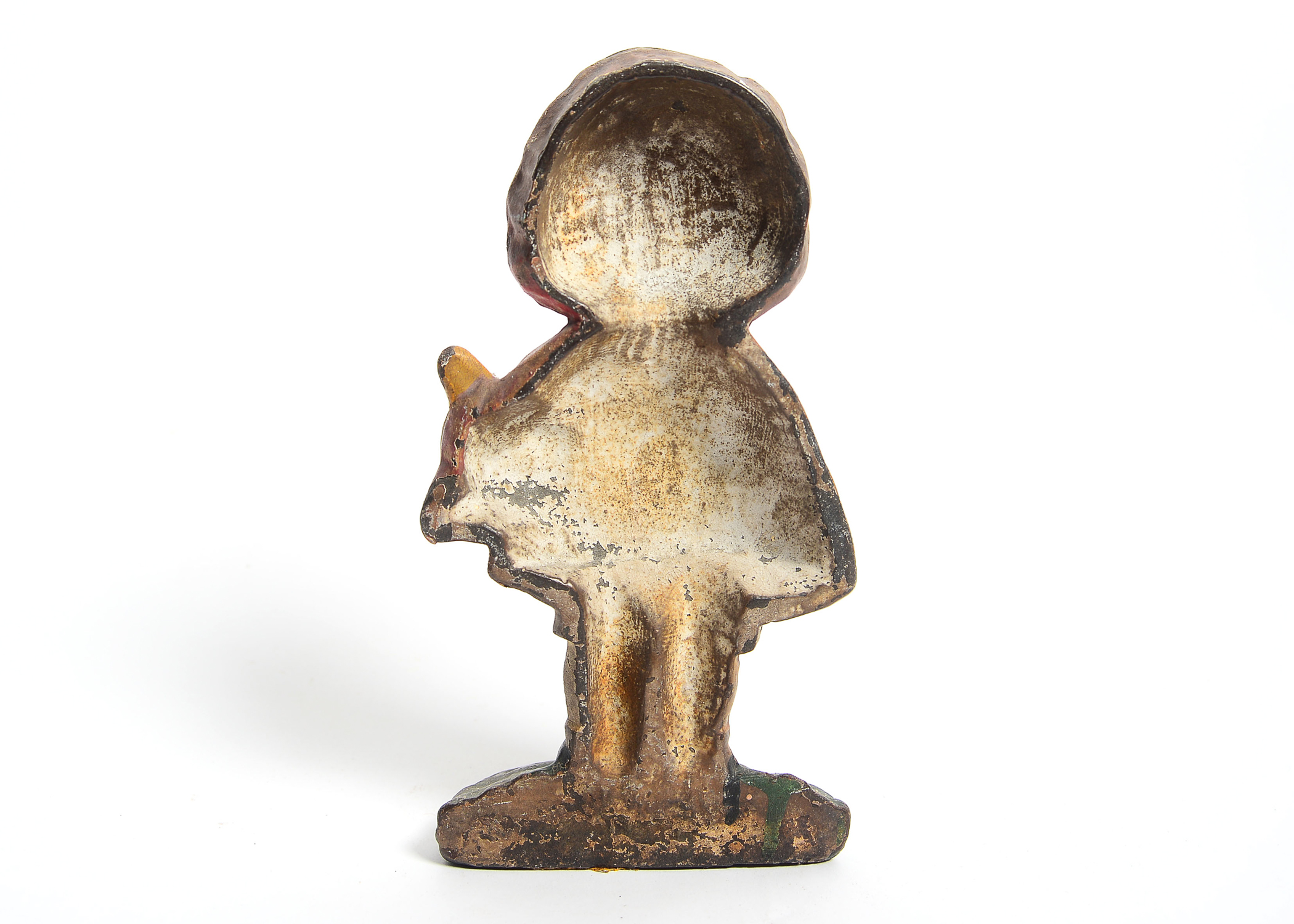 Antique Cast Iron Little Red Riding Hood Doorstopper