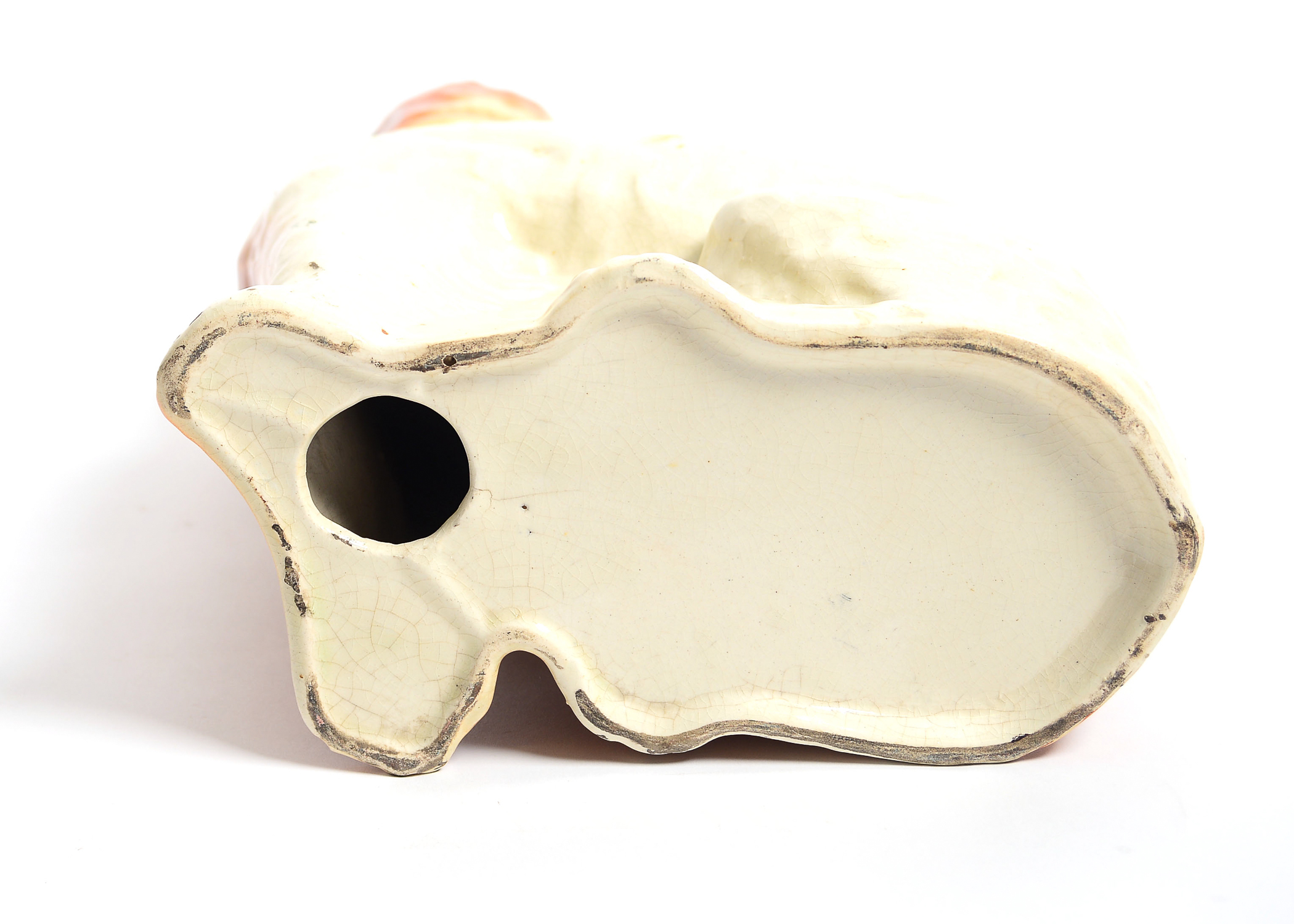 Porcelain Replica Staffordshire Dog Figurine