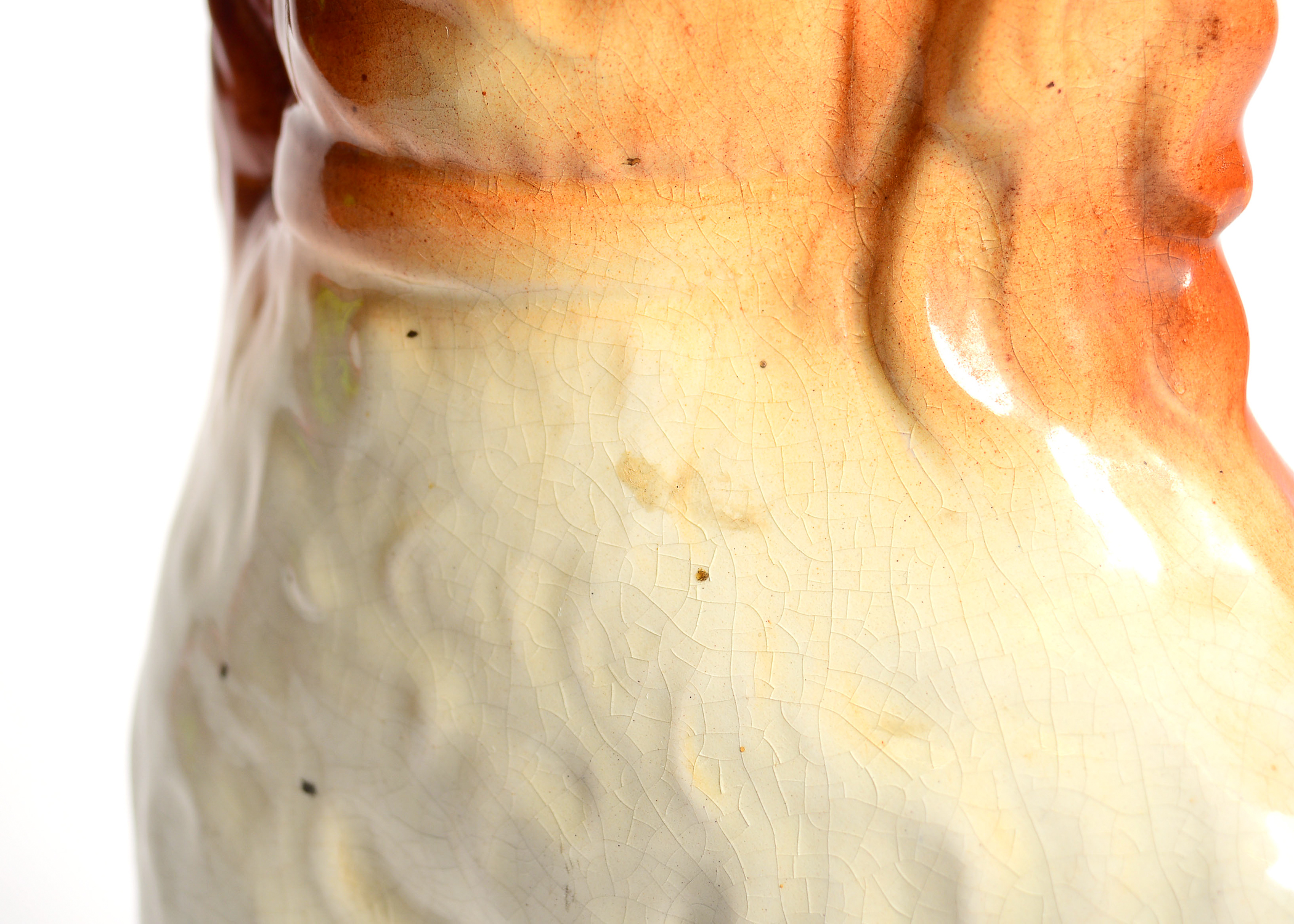 Porcelain Replica Staffordshire Dog Figurine