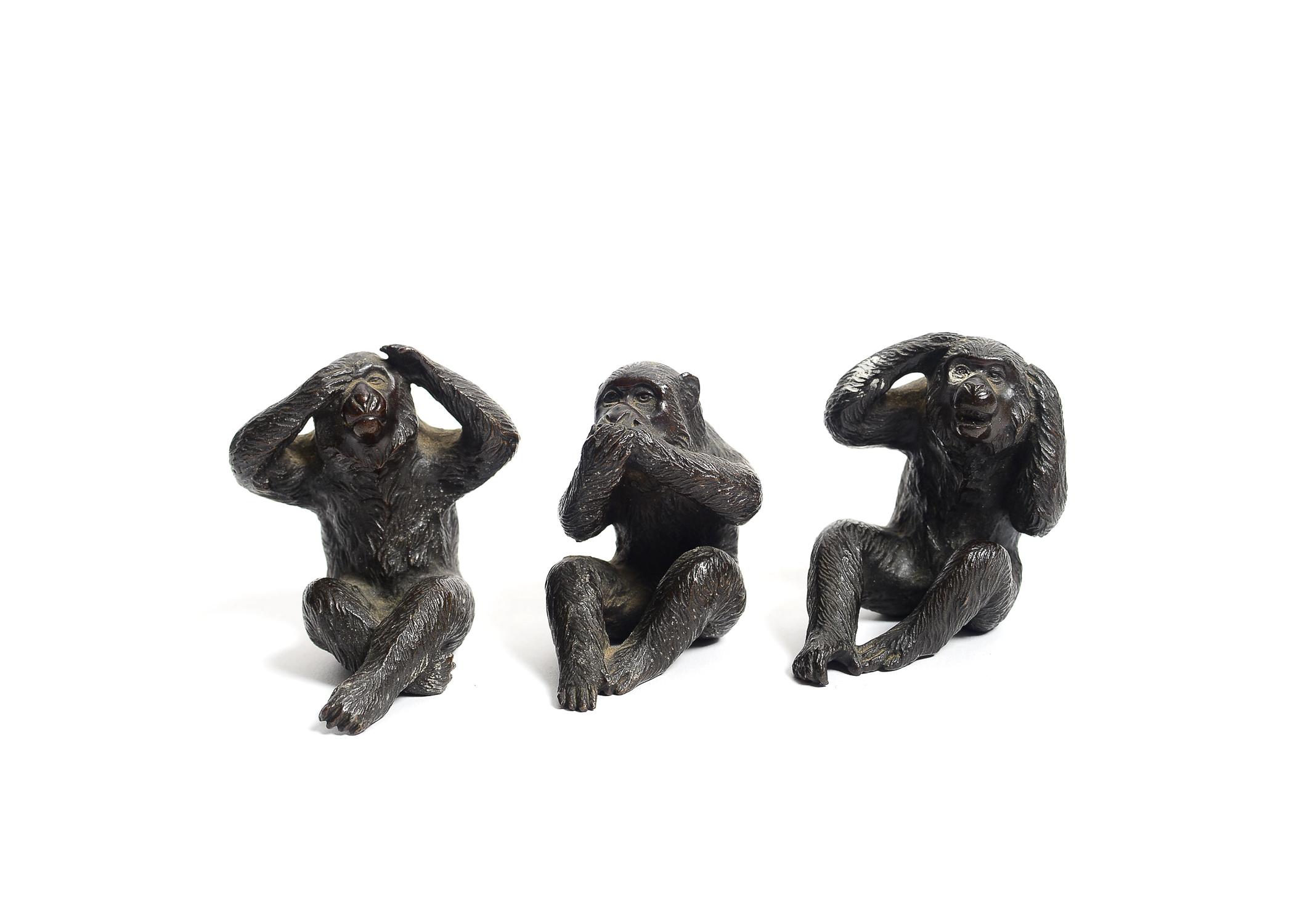 Three Wise Monkey Figurines